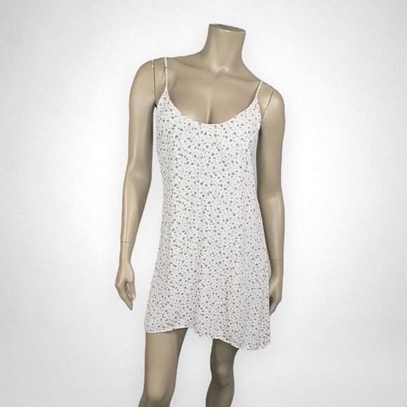 BRANDY MELVILLE ONE SIZE Low‎ Back Floral Spaghetti Strap Dress Sundress Summer - Picture 1 of 6